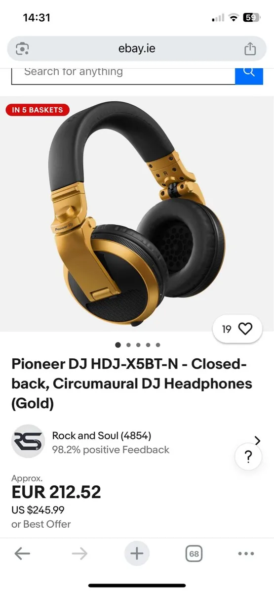 Pioneer hdjx5 bt headphones for DJs - Image 1