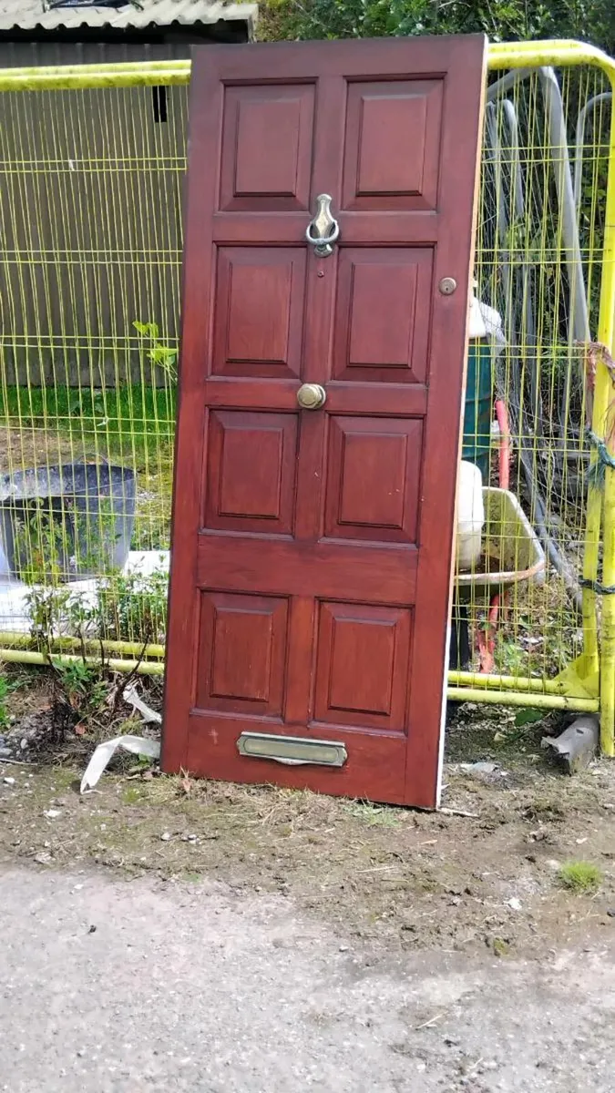 Teak door - Image 1