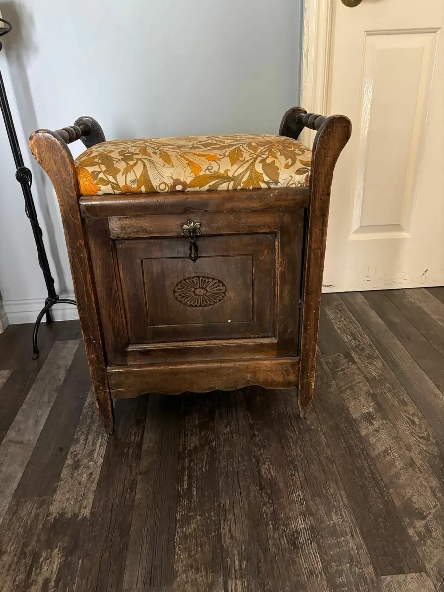 Edwardian Piano Stool - Image 1