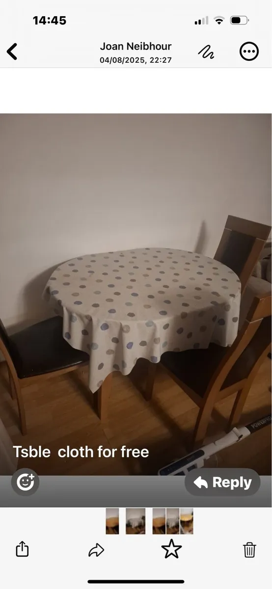 Kitchen table and chairs - Image 4