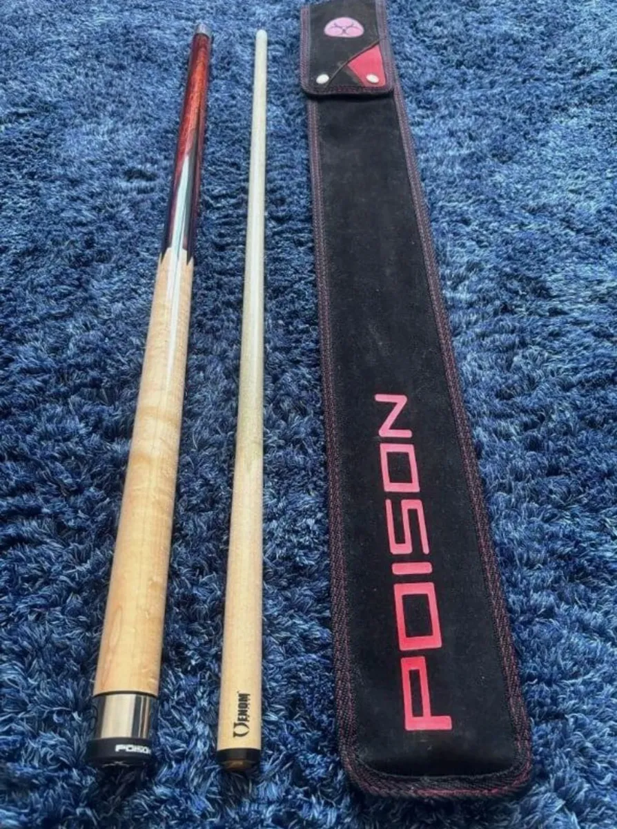 POISON Billiard Cue with Case from JPN - Image 2