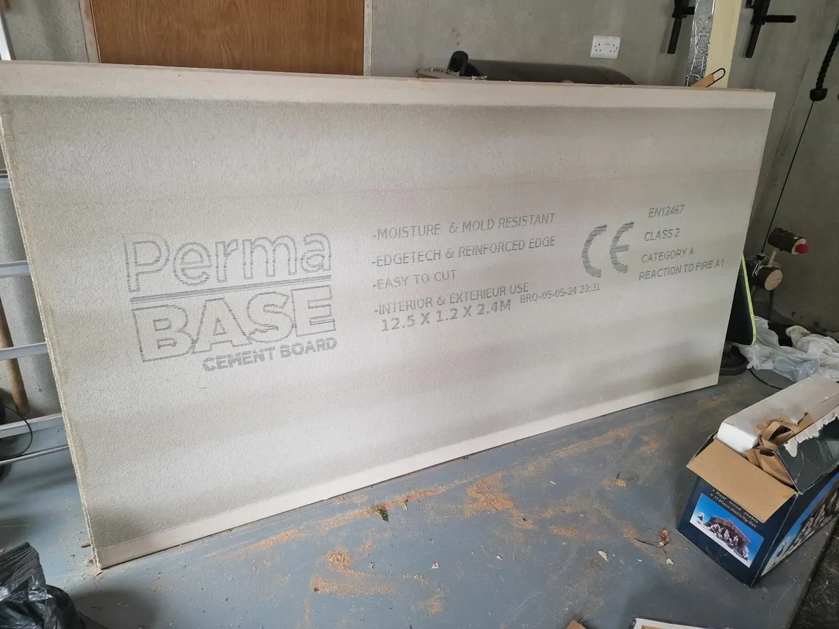 5 sheets of permabase concrete board - Image 3