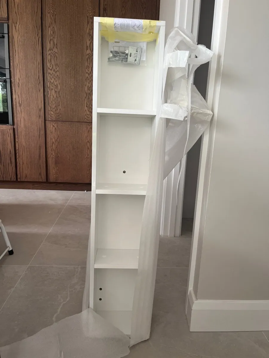 White Bathroom Cabinet. Brand new. Wall Hung. - Image 1