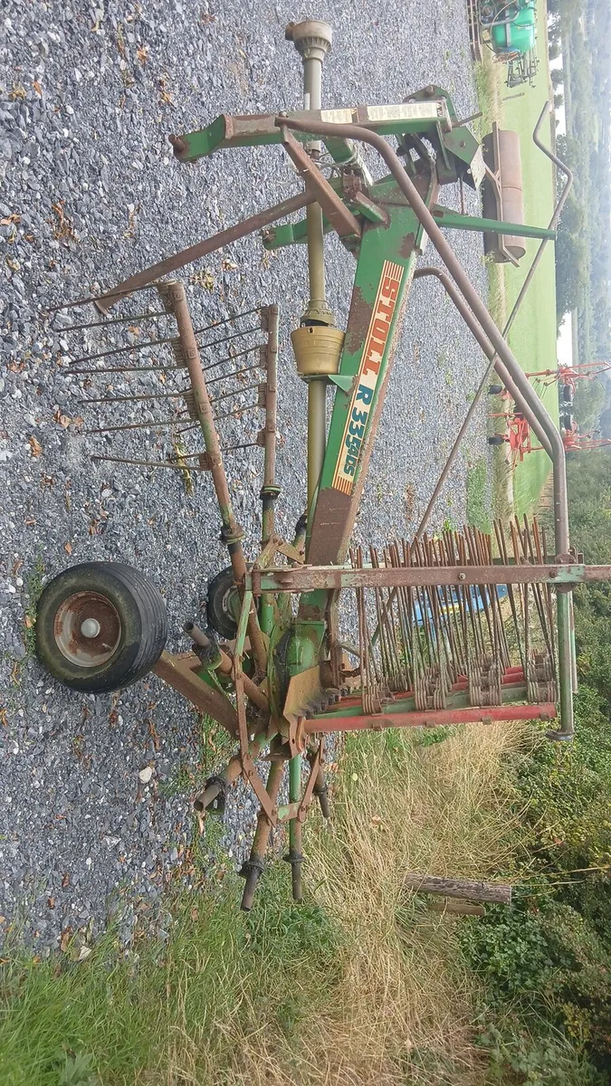 Single rotor silage rake.     Diesel tank - Image 3