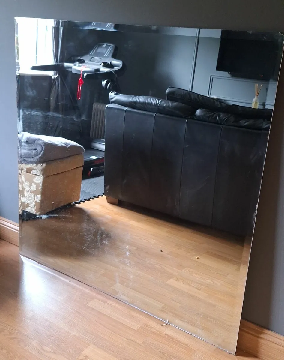 Free Large Frameless Mirror