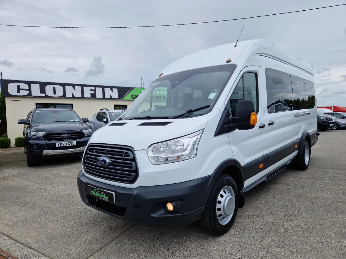 2018 FORD TRANSIT 17 SEATER MINIBUS 2.2L 125 BHP T - Image 1