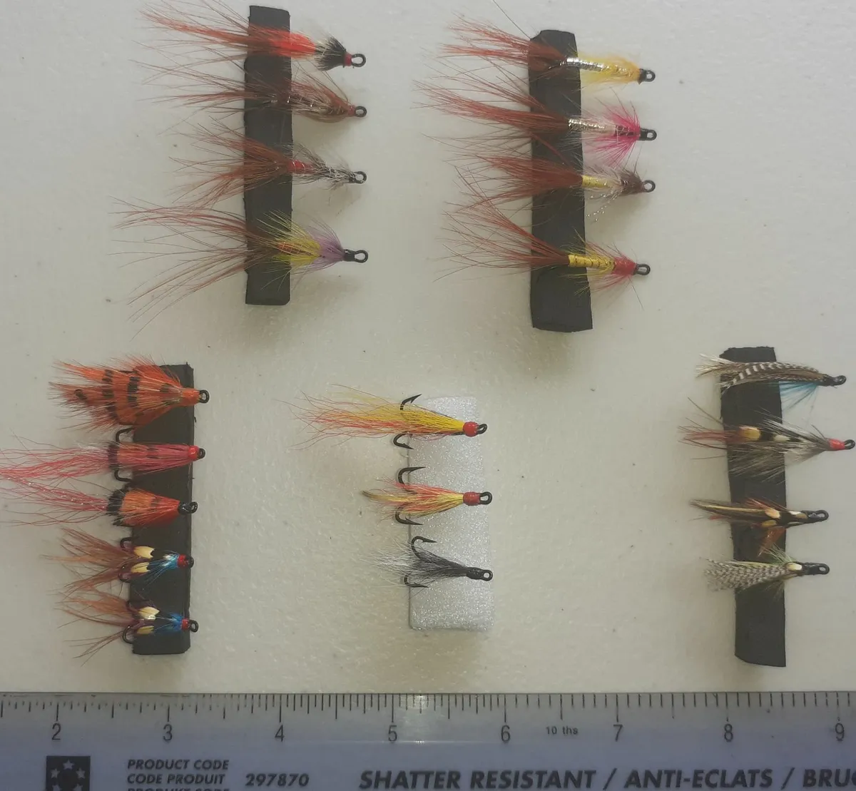 Salmon flies various.