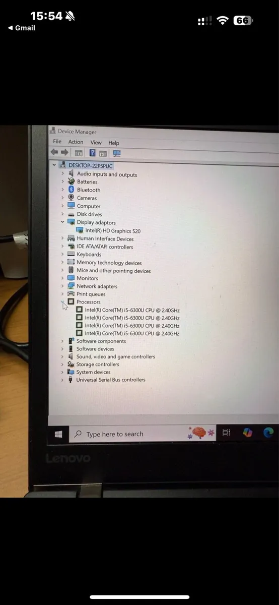 Lenovo T460s i5 pro Touchscreen - Image 3