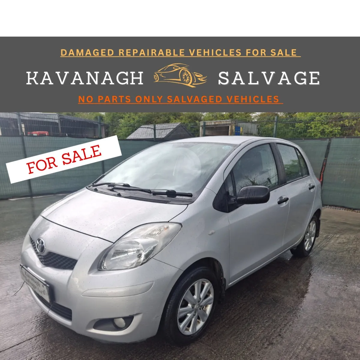 *2011 Toyota Yaris  1.0 Petrol light damage - Image 1