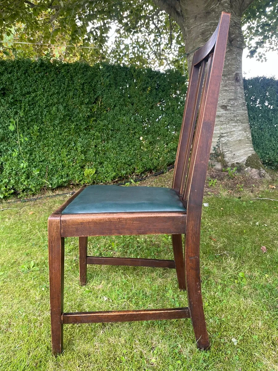 Set of 6 vintage dining room chairs - Image 4