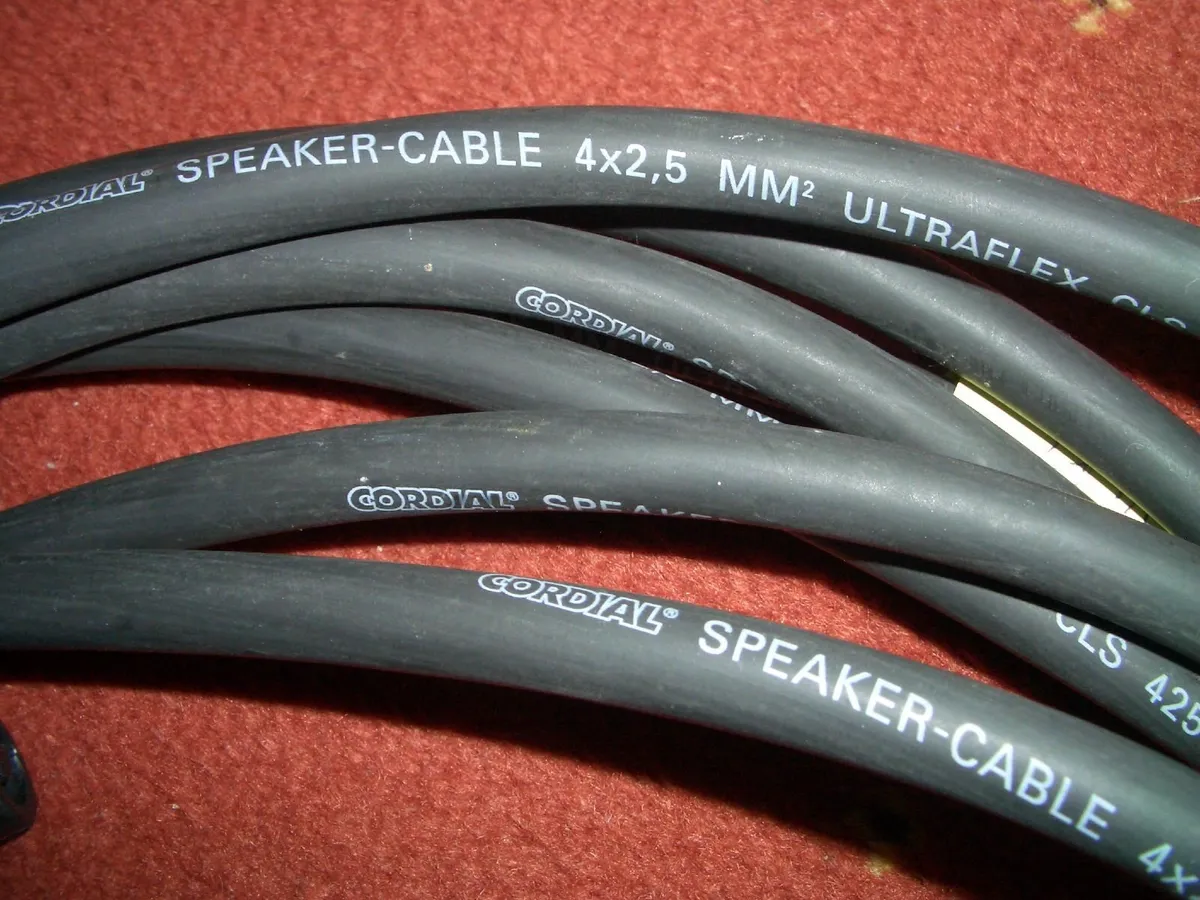 Cordial 4 x2.5 Speaker Cable 7 Metres - Image 2