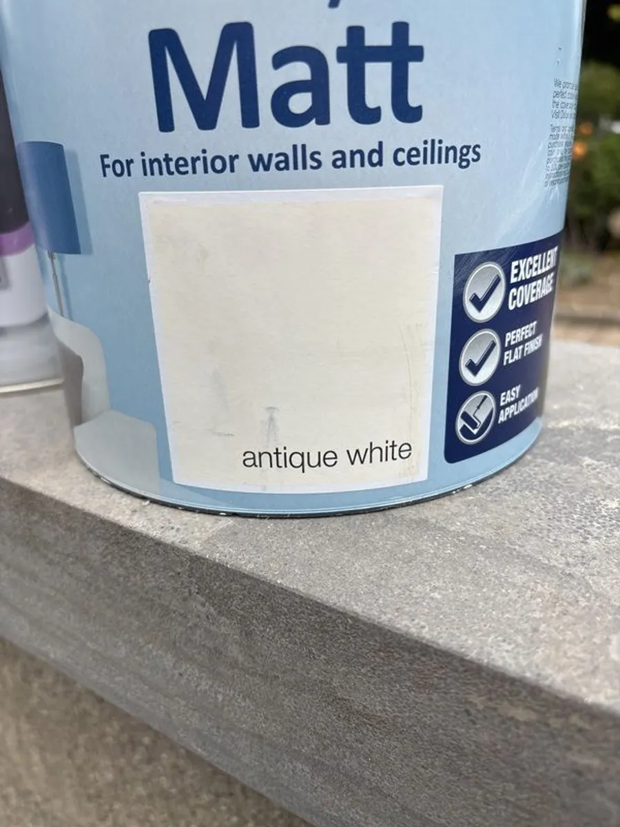 Dulux trade interior paints - 2 x 5L unused. - Image 3
