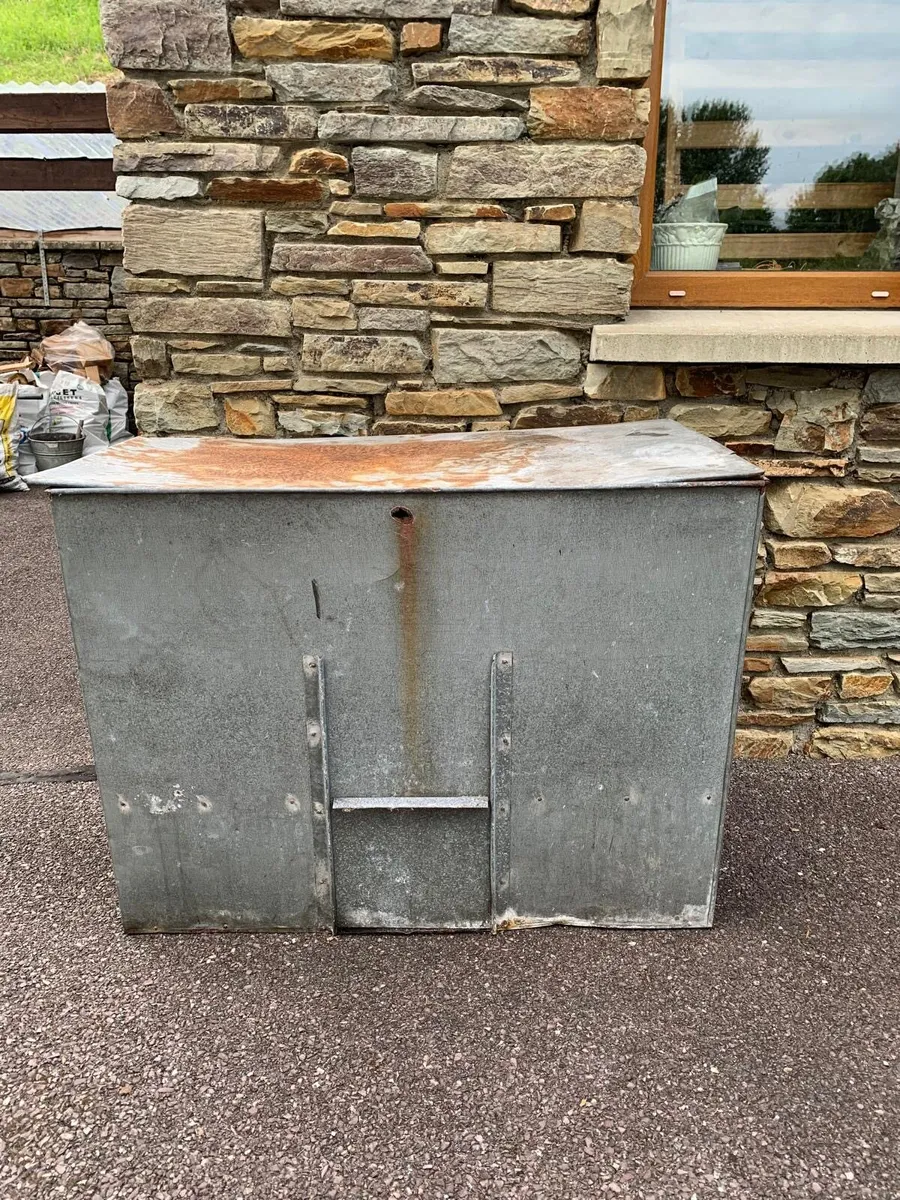 Galvanised Coal Bunker