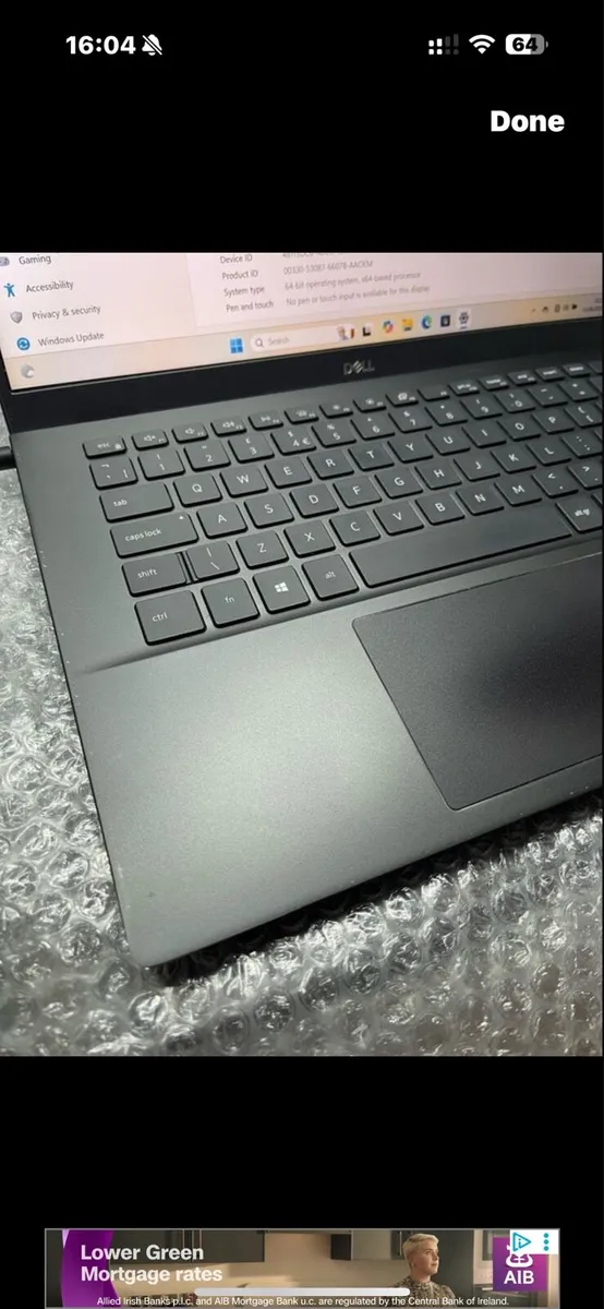 Dell laptop i5 10gen 8-256 win 11 pro - Image 3