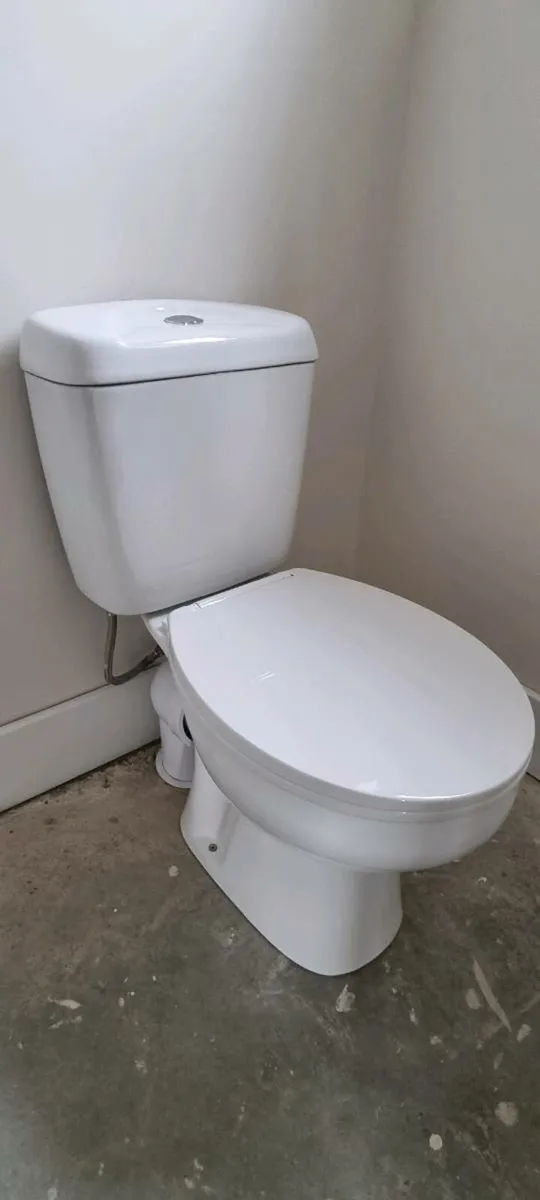 Toilet and Sink with Taps - Image 2