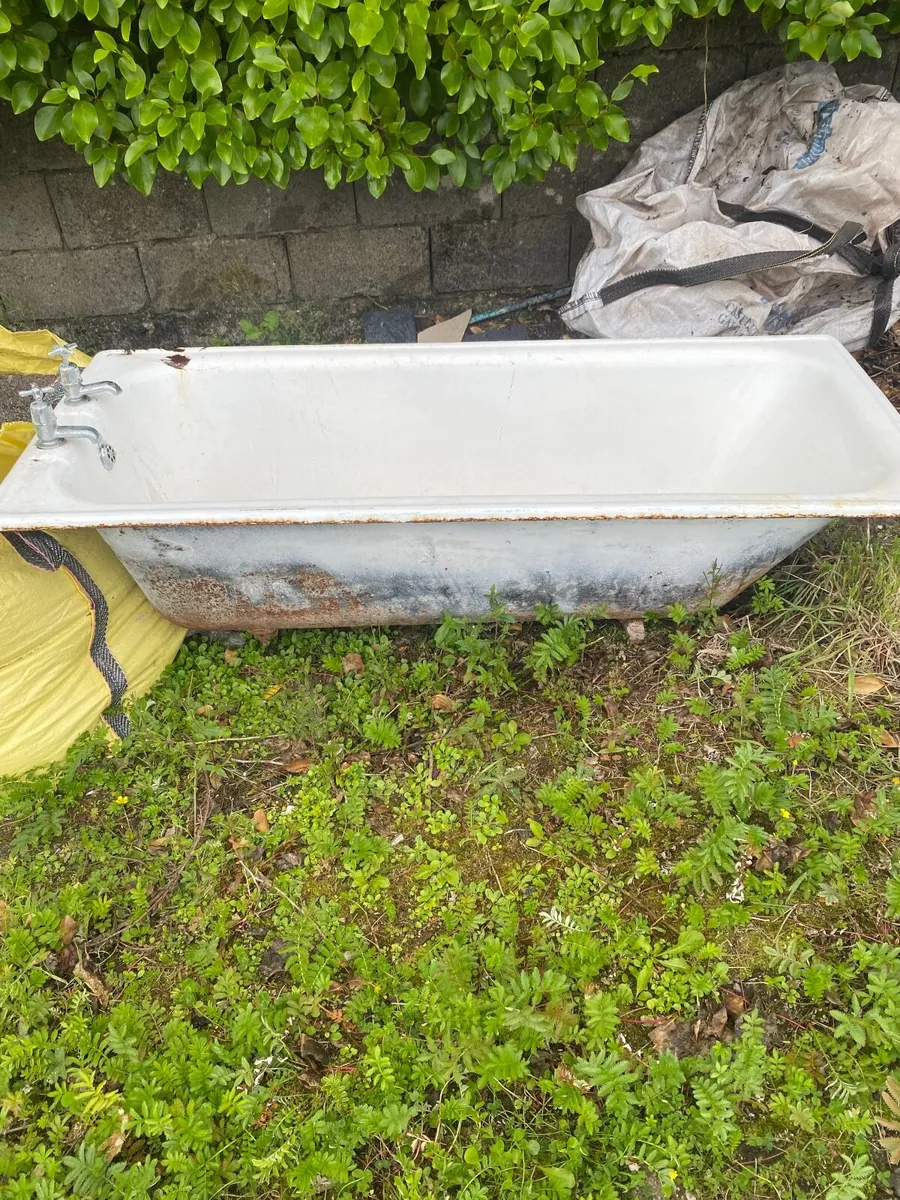 Cast iron bath - Image 1