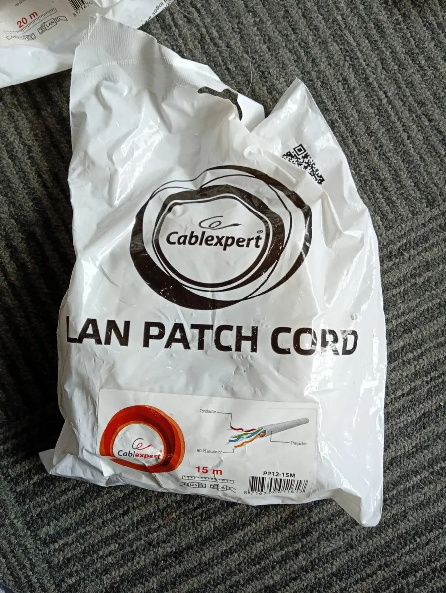 Cat 5E Lan Patch Cords Lan Cables Lot Sale Job Lot - Image 1