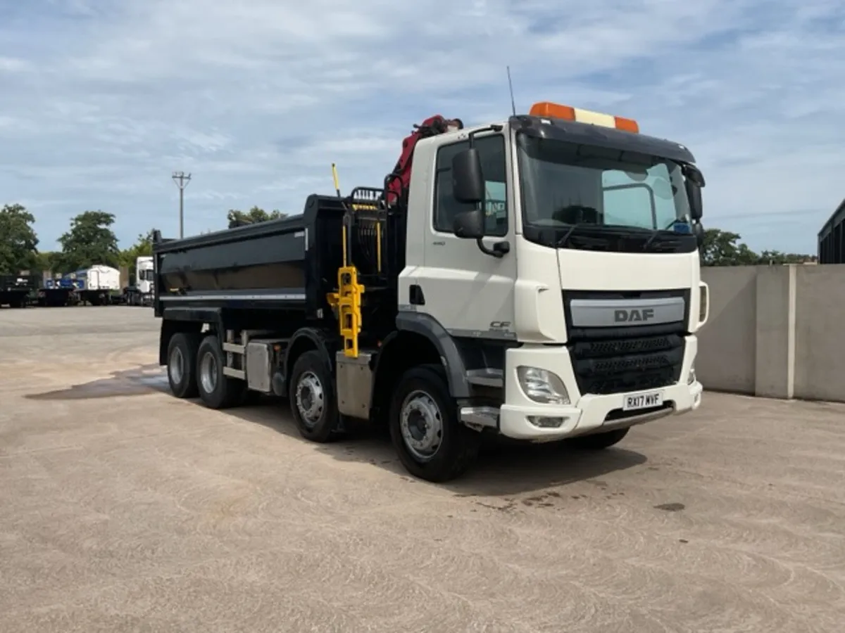 2017 DAF CF440 8x4 Steel Tipper - Image 1