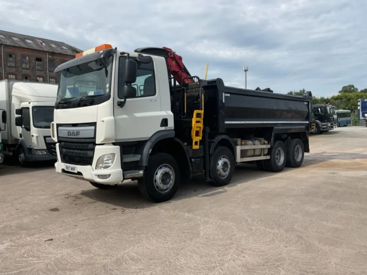 2017 DAF CF440 8x4 Steel Tipper - Image 3