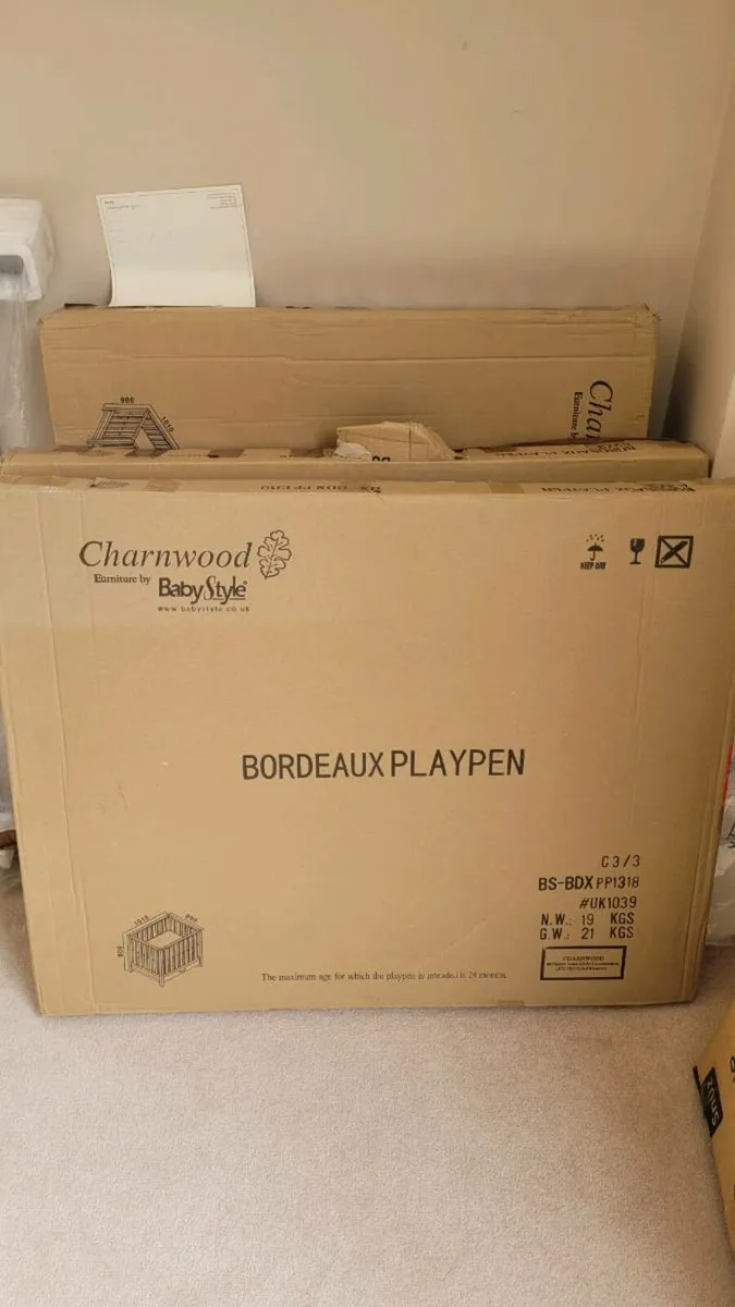 Babystyle oak playpen - Image 2