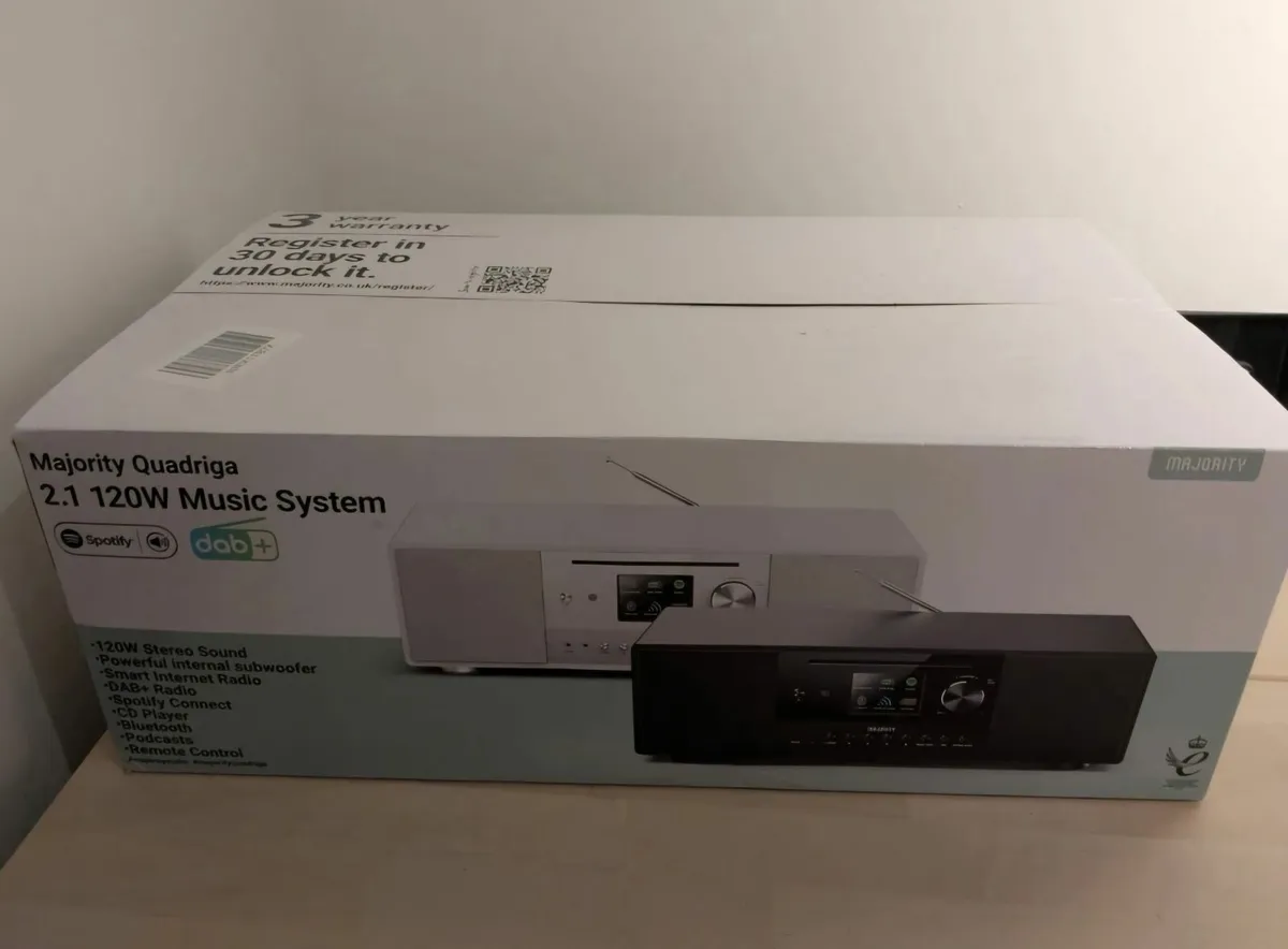 Majority Quadriga DAB+ CD Music System - Image 2
