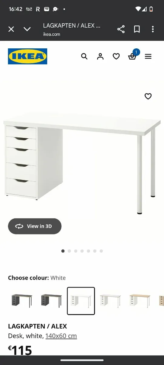 Ikea desk - Image 2