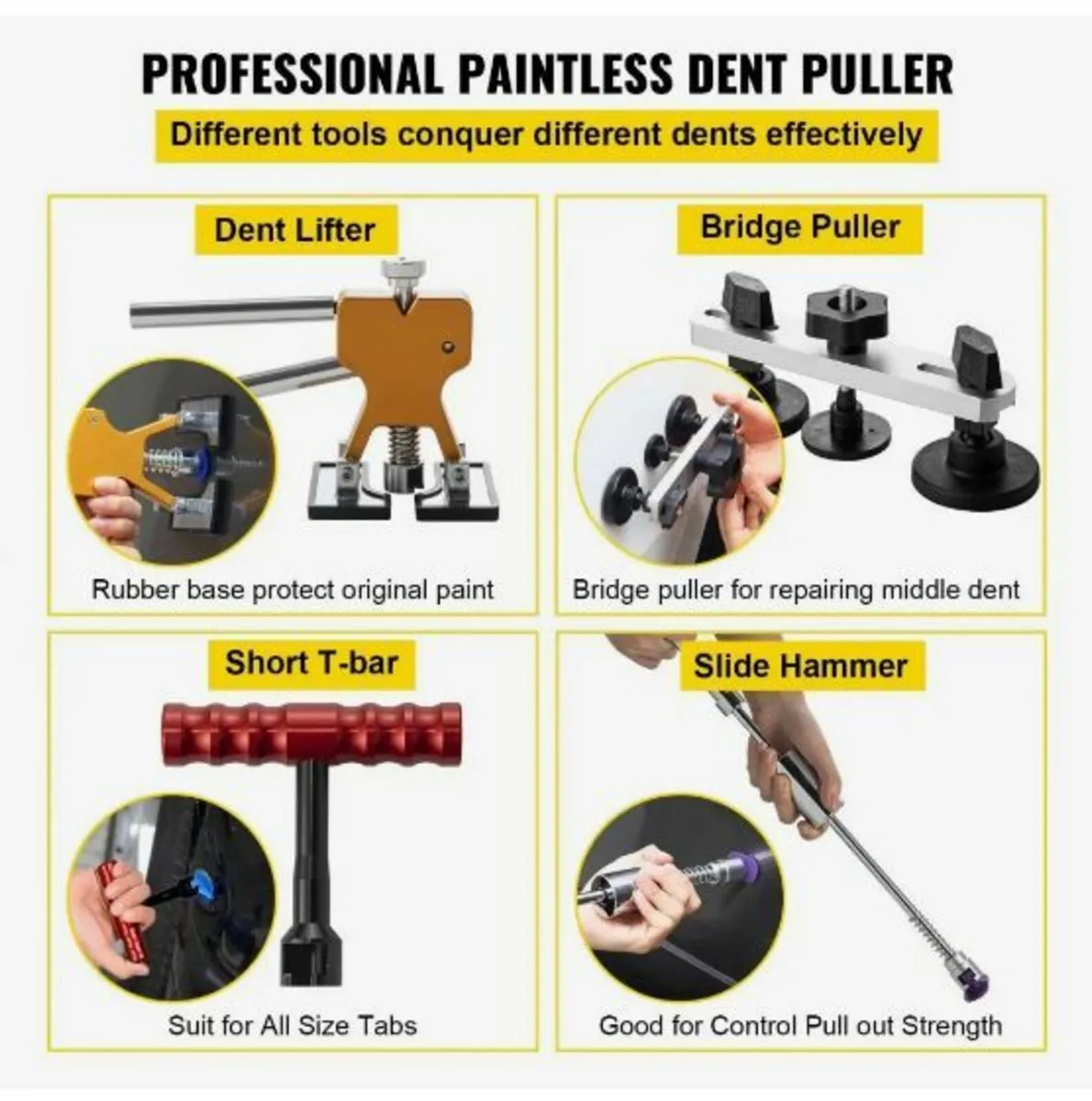 Dent Removal Tool, 89 Pcs Paintless Dent Repair - Image 3