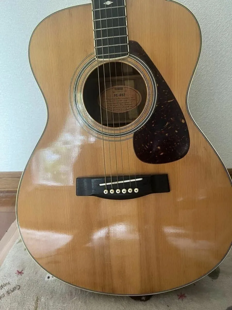 Acoustic Guitar Yamaha FG-402 Orange Label Natural - Image 1