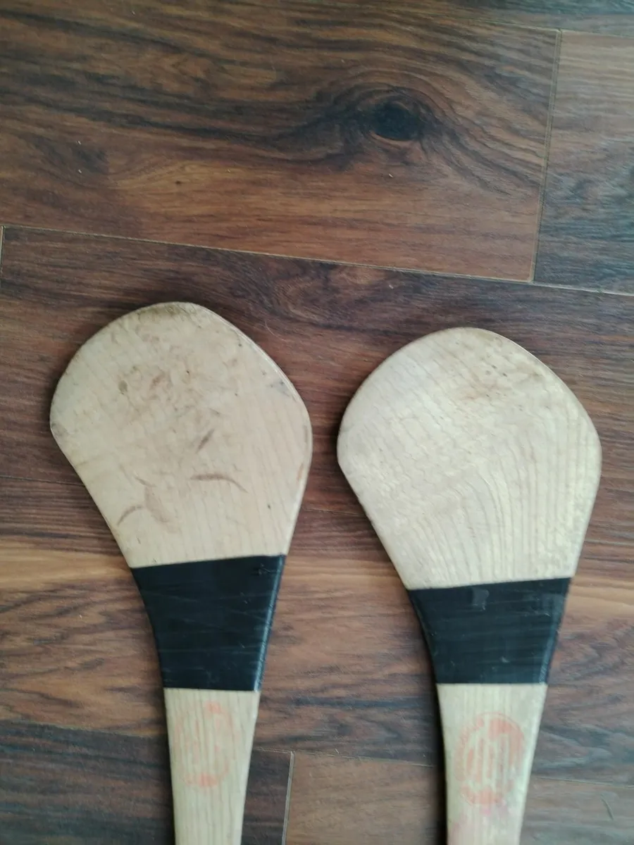 Two 34 inch Goalkeepers hurleys for sale. - Image 2