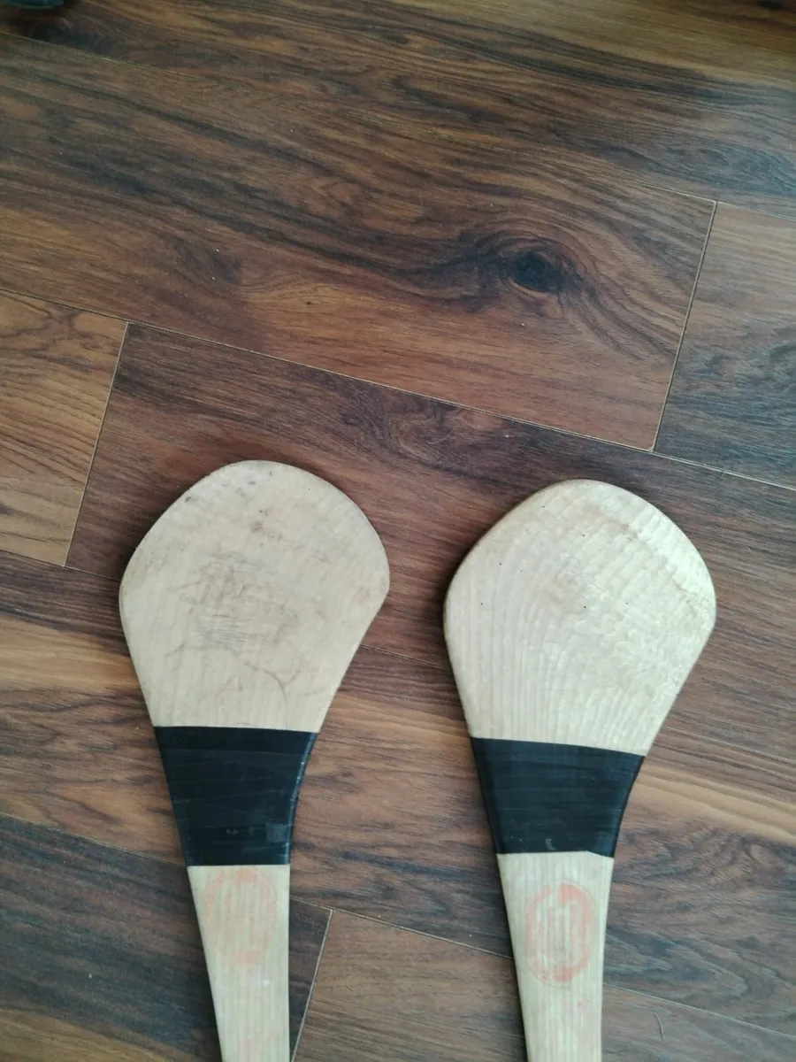 Two 34 inch Goalkeepers hurleys for sale. - Image 4