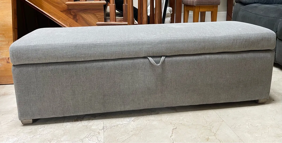 Beautiful Grey Blanket Box - Storage Cabinet - Image 1