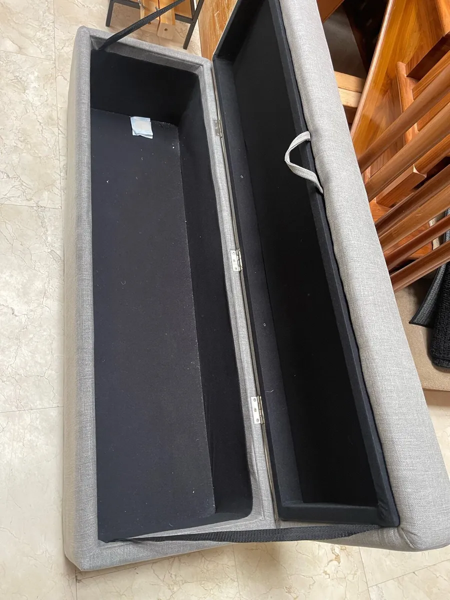 Beautiful Grey Blanket Box - Storage Cabinet - Image 2