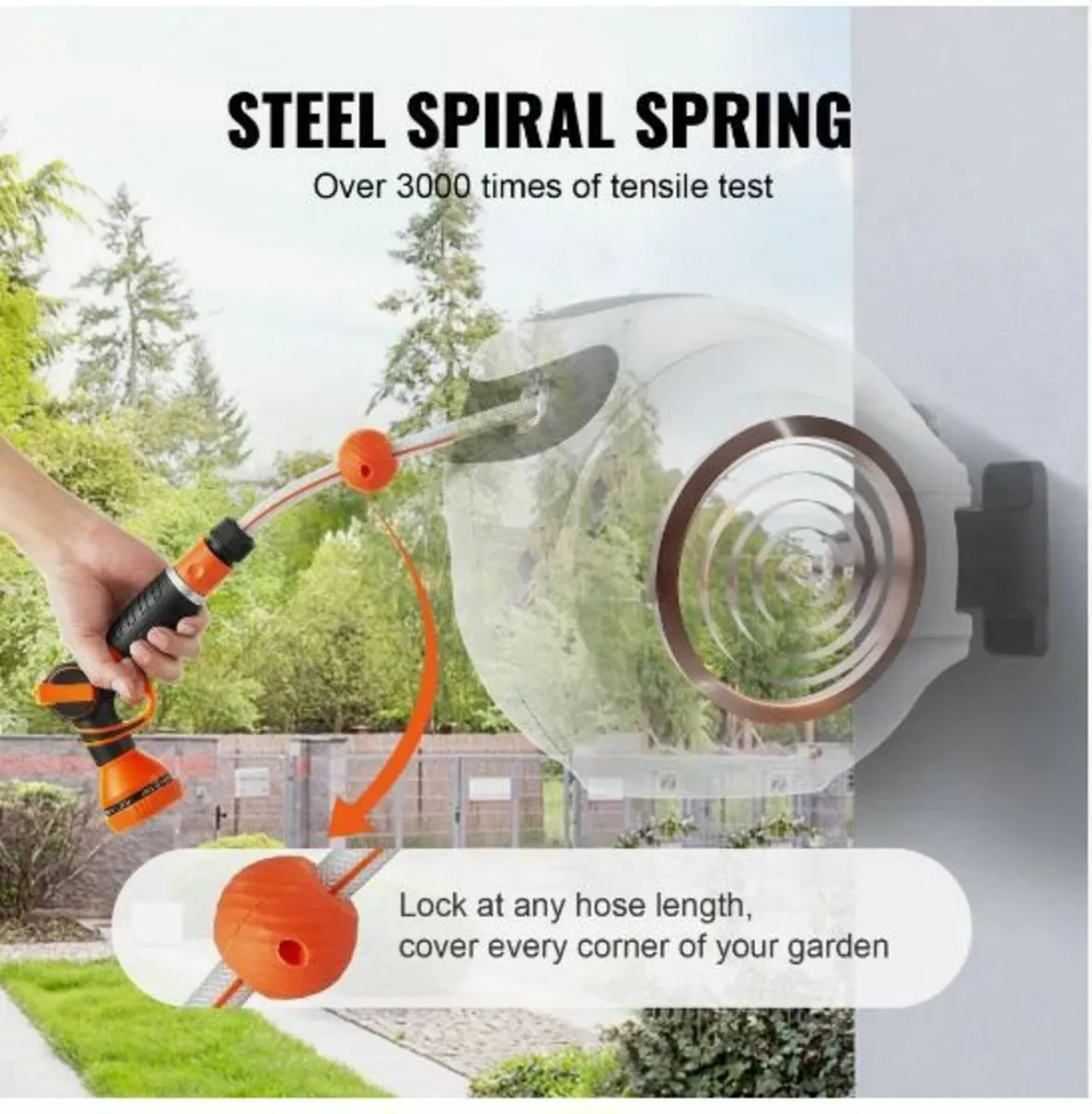 Retractable Hose Reel Water Hose Reel - Image 4