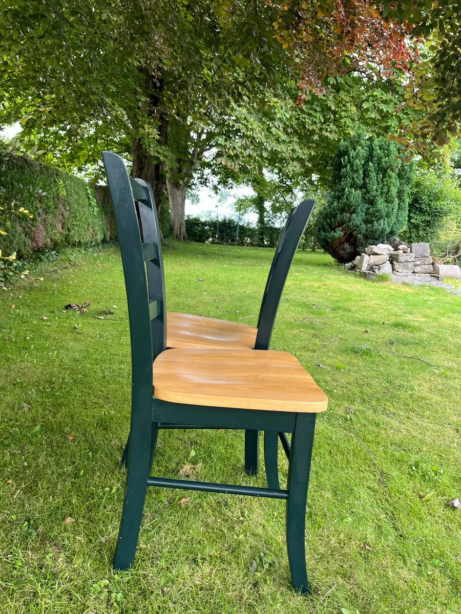 2 wooden chairs - Image 3