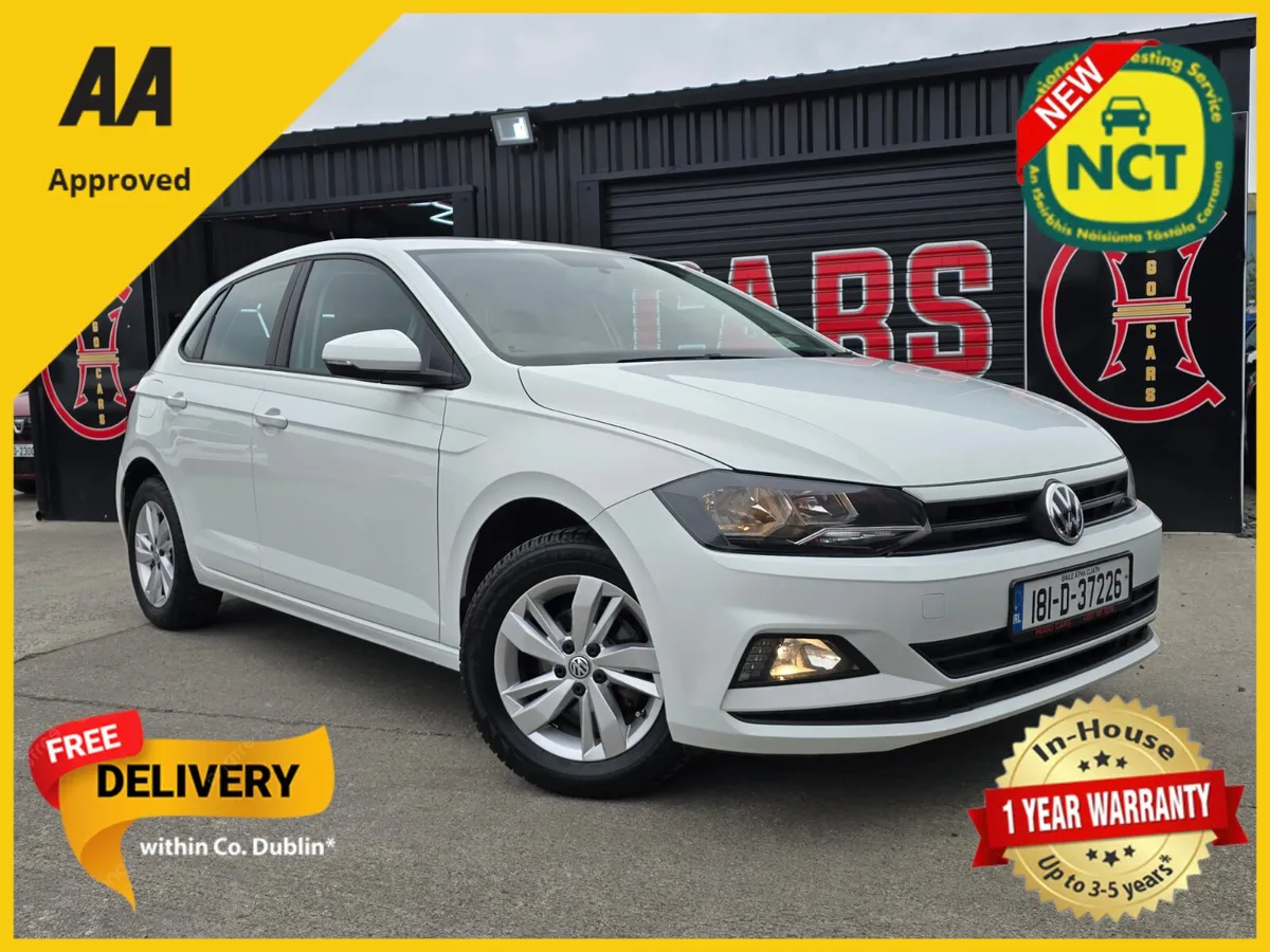 2018 VW Polo 1.0/Same owner last 6yrs/1yr warrant - Image 1