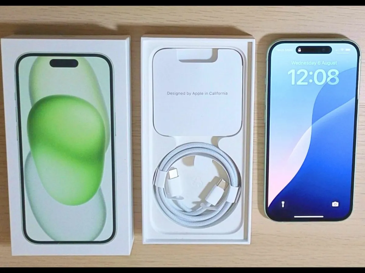 iPhone 15 128GB  - Battery Health 100% + Warranty - Image 1