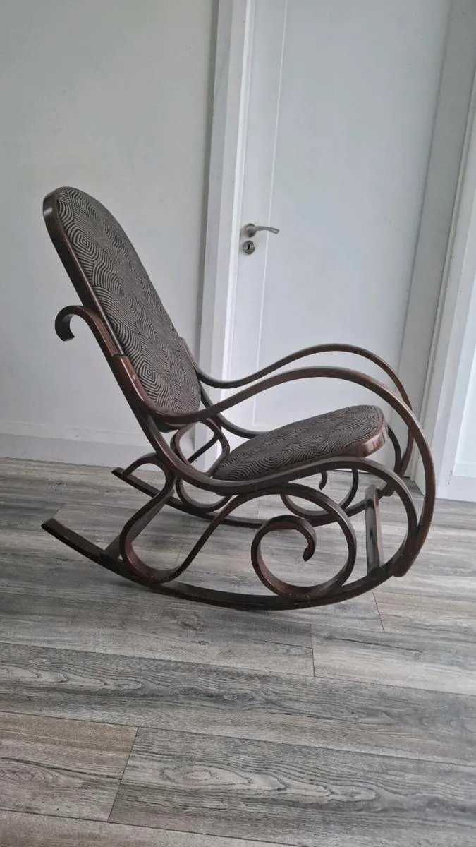 Antique Bentwood Rocking Chair - Image 2