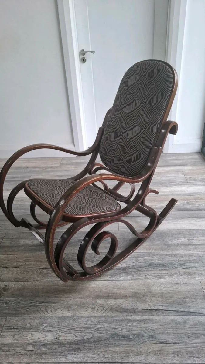 Antique Bentwood Rocking Chair - Image 1