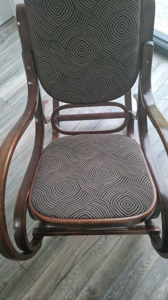 Antique Bentwood Rocking Chair - Image 4