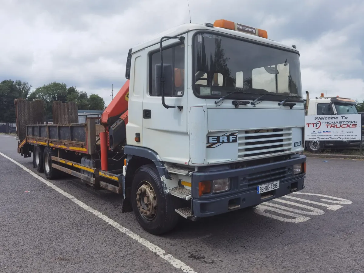 1998 ERF EC8 6X2 Twin Wheel, 25Ft Beavertail - Image 1