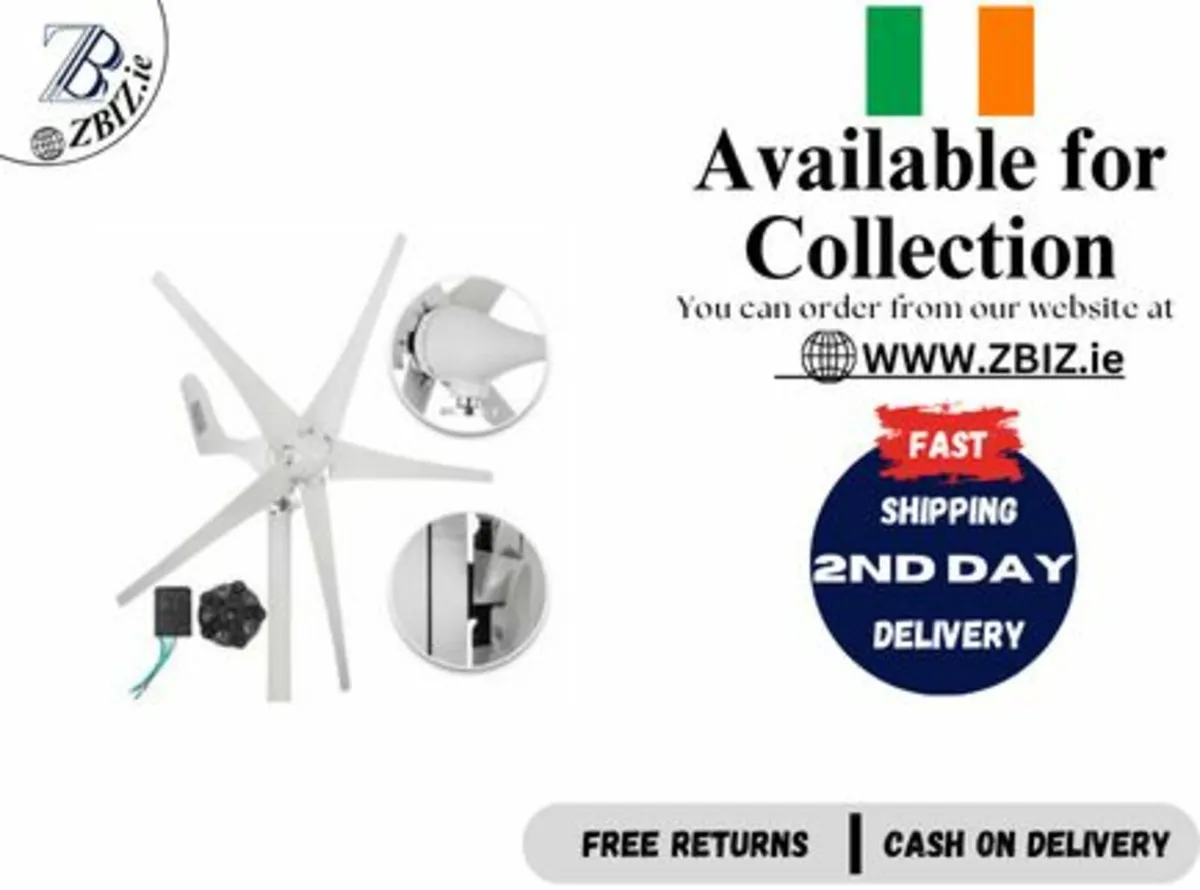 Wind Turbine Generator 300W DC 12V Wind Turbine - Image 1
