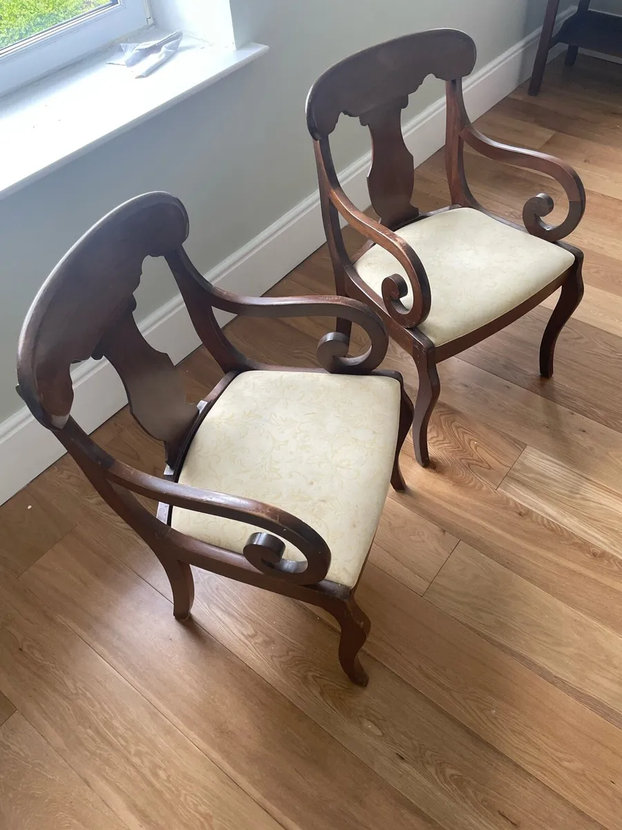 Pair of dining chairs - Image 4