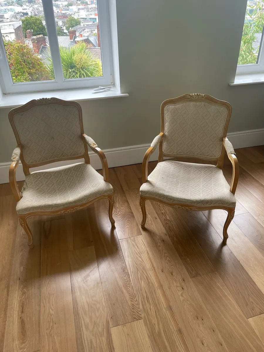 Pair of unique armchairs - Image 1