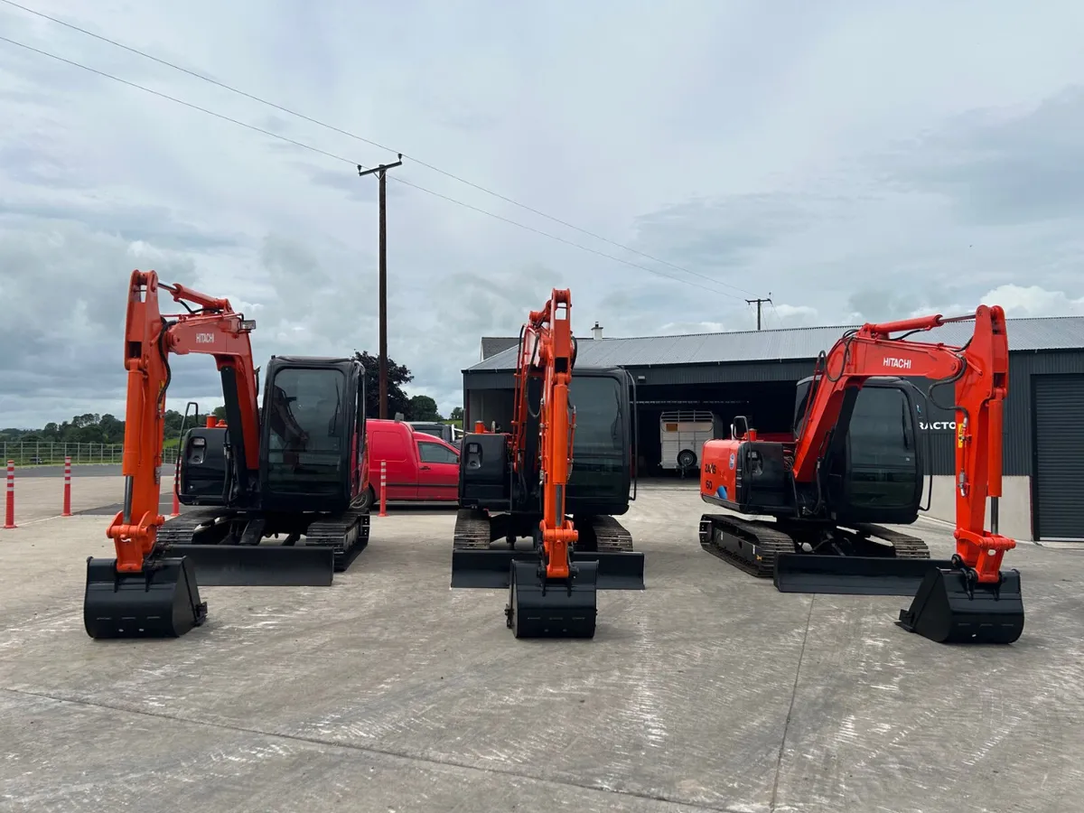 x3 Hitachi Zaxis 60 - Image 2