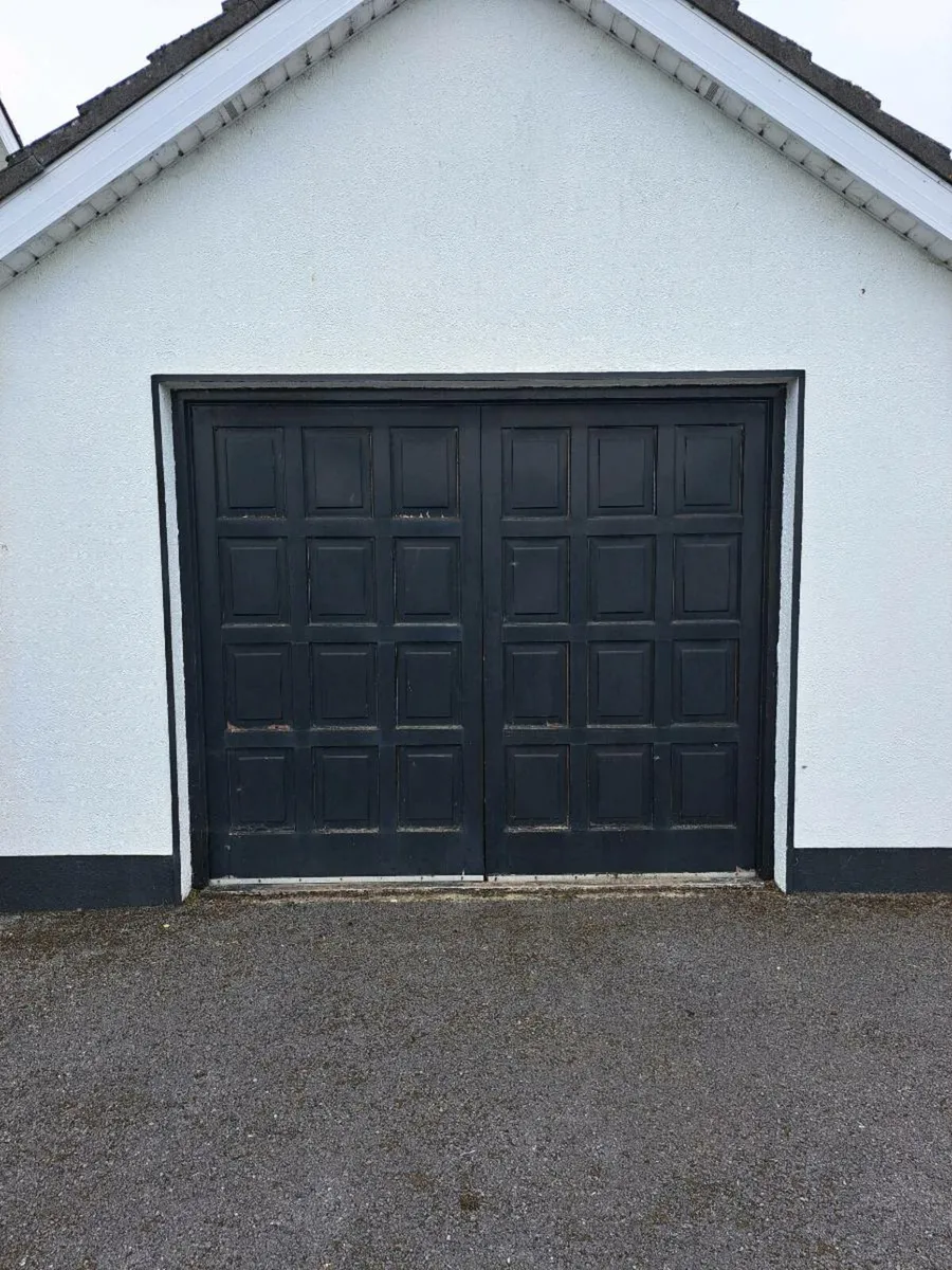 Teak Garage Doors - Image 1