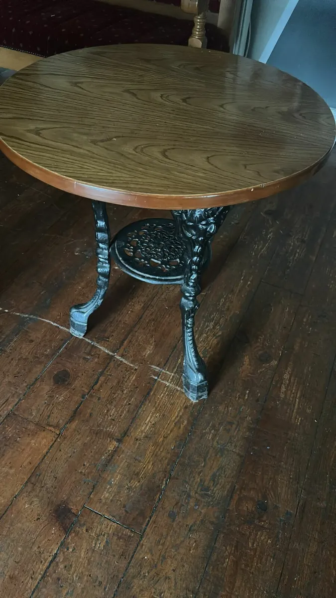 Antique bar or cafe tables - Image 1