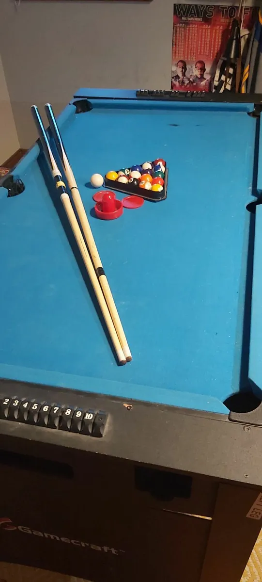 Air hockey flip snooker table - Image 1