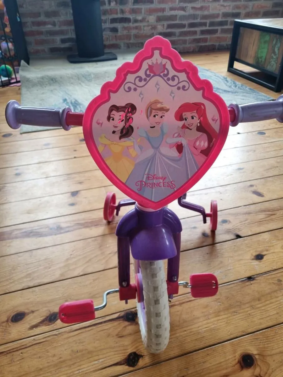 Disney Princess 2in1 training bike - Image 4