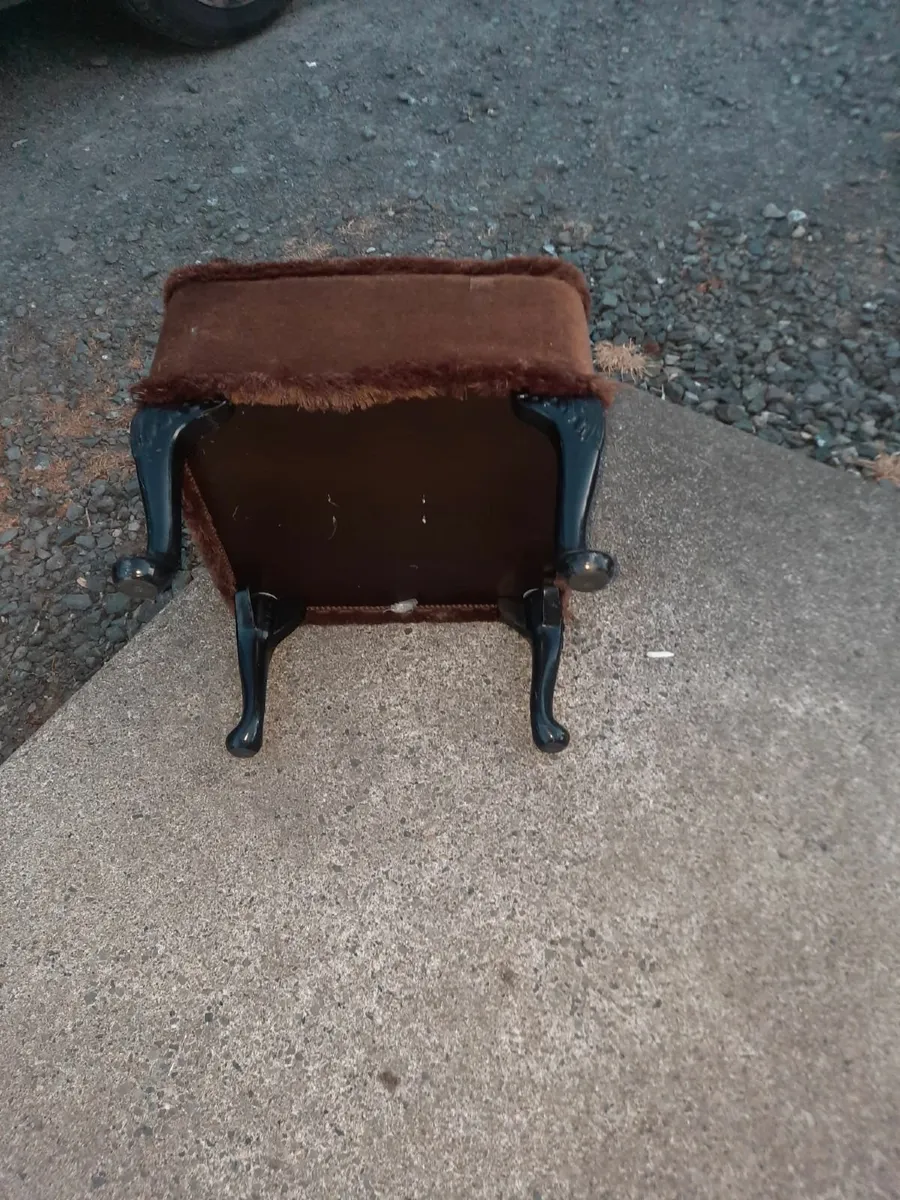 Vintage footstool - Image 2