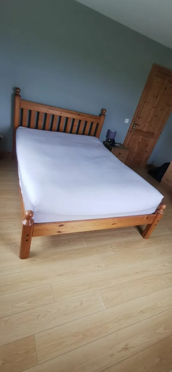King size bed and mattress